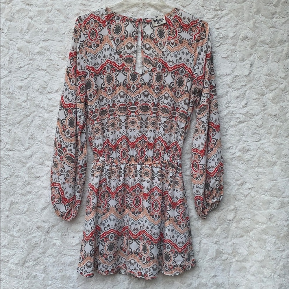 SMU Mumu Print Dress SzLG